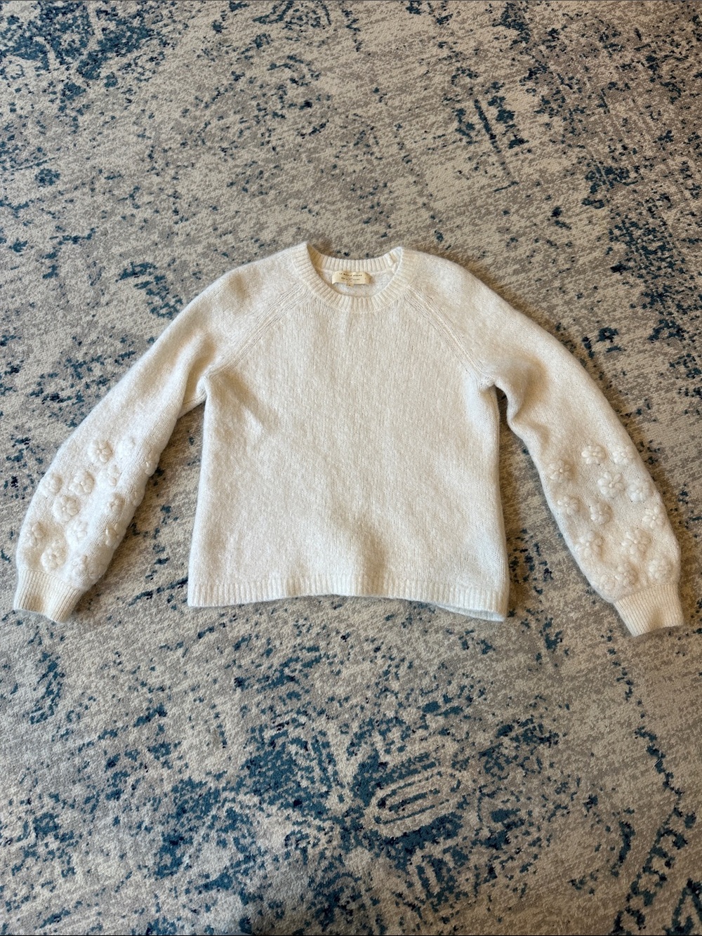 Sezane Melanie Jumper sweater Ecru, Small - Picture 2 of 14